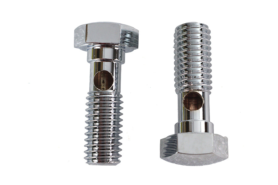 Breather Banjo Bolt Set Chrome