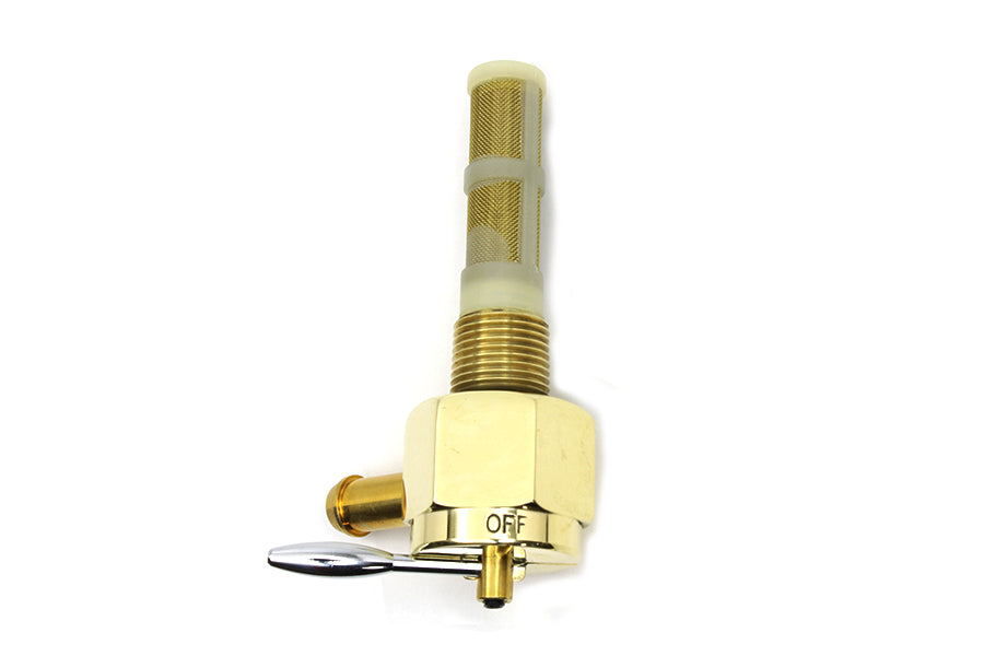 Sifton Brass Hex Petcock 90 Left Hand Spigot
