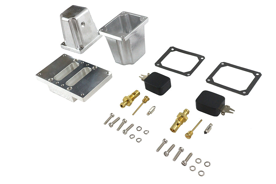 inchL inch Series Dual Carburetor Bowl Kit