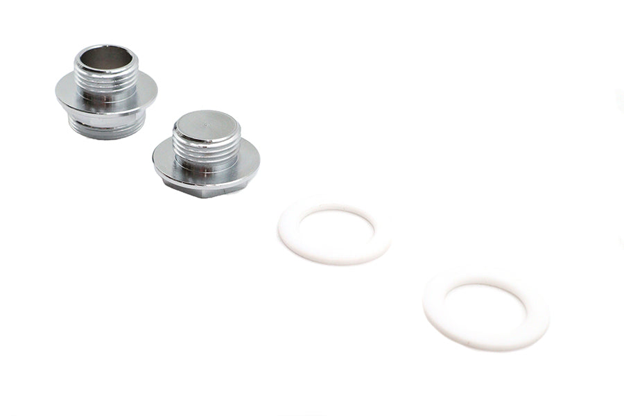 Petcock Adapter Set Chrome