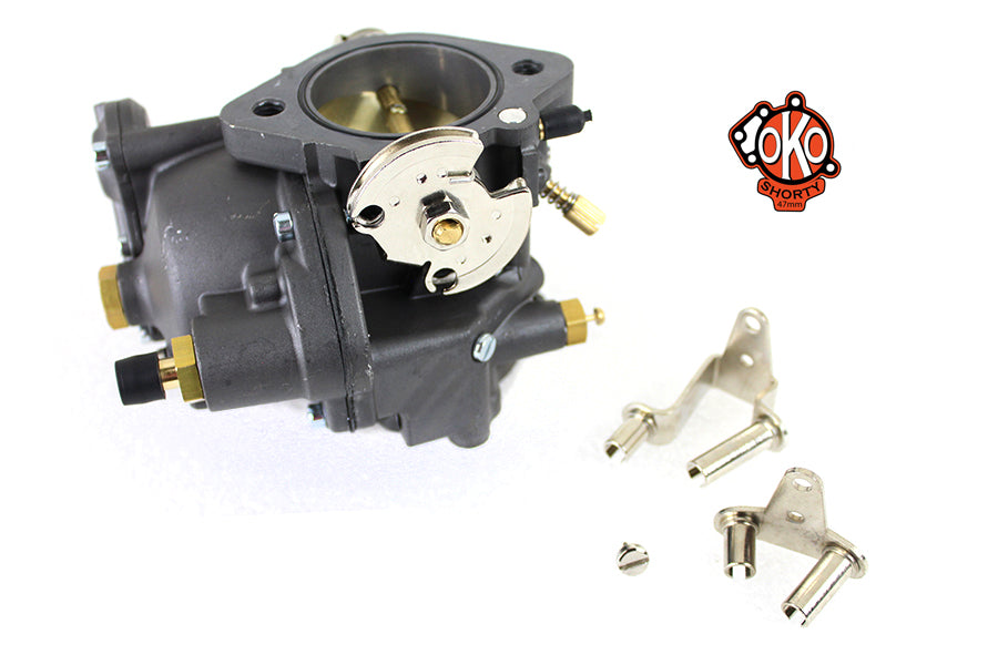 OKO Performance 1-7/8 inch Shorty Carburetor Dark Grey