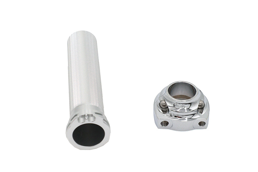 Ultima Dual Cable Twist Grip Assembly Chrome