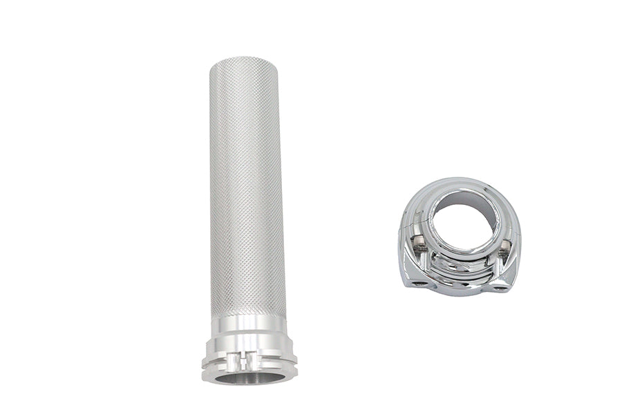Ultima Dual Cable Twist Grip Assembly Chrome