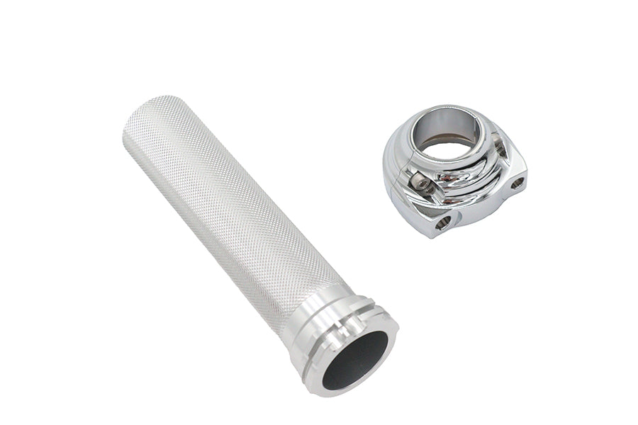 Ultima Dual Cable Twist Grip Assembly Chrome