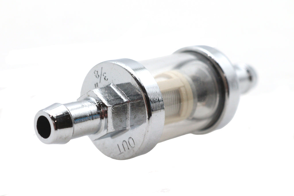 Kleer-Thru Fuel Filter Chrome and Glass