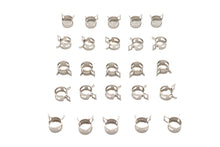 Load image into Gallery viewer, Nickel Plated Oil Line Hose Clamp