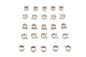 Nickel Plated Oil Line Hose Clamp