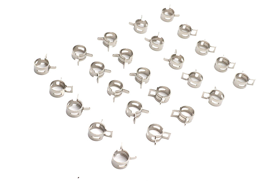 Nickel Plated Oil Line Hose Clamp