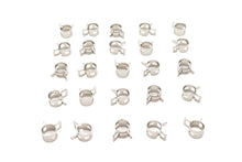 Load image into Gallery viewer, Nickel Plated Oil Line Hose Clamp