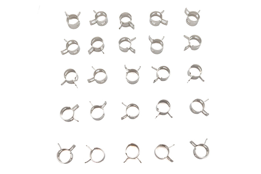 Nickel Plated Oil Line Hose Clamp
