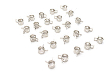 Load image into Gallery viewer, Nickel Plated Oil Line Hose Clamp