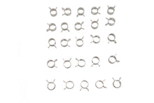 Load image into Gallery viewer, Nickel Plated Oil Line Hose Clamp