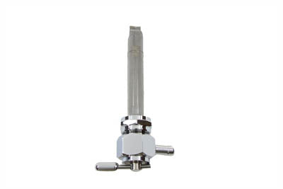Pingel Metric Hex Petcock Left Spigot with Nut Chrome