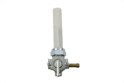 Petcock Right Outlet with Nut Alloy