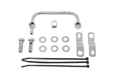 Carburetor Breather Manifold Kit Chrome