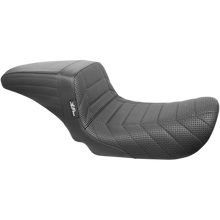 Load image into Gallery viewer, LEPARA KICKFLIP FLAT TRACK STITCH SEAT HARLEY DYNA 2006-2017 - The Speed Shop Canada