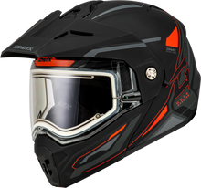 Load image into Gallery viewer, Md 74s Spectre Snow Helmet W/ Elec Shield Matte Black/Red Xs