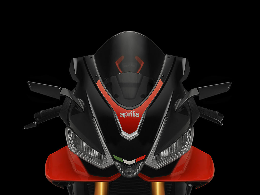 RIZOMA Stealth Sport Black Mirror pair with sleek, aerodynamic design for motorcycle or vehicle side view.