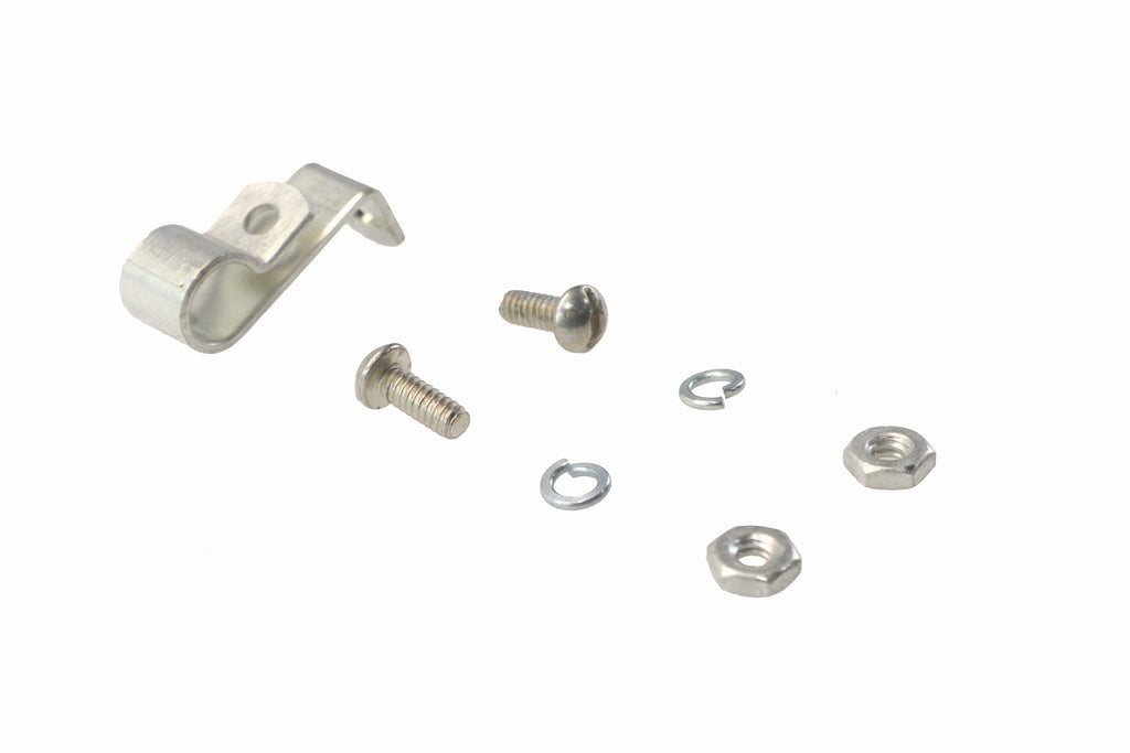 Front Wheel Brake Cable Tube Clamp Cadmium Plated