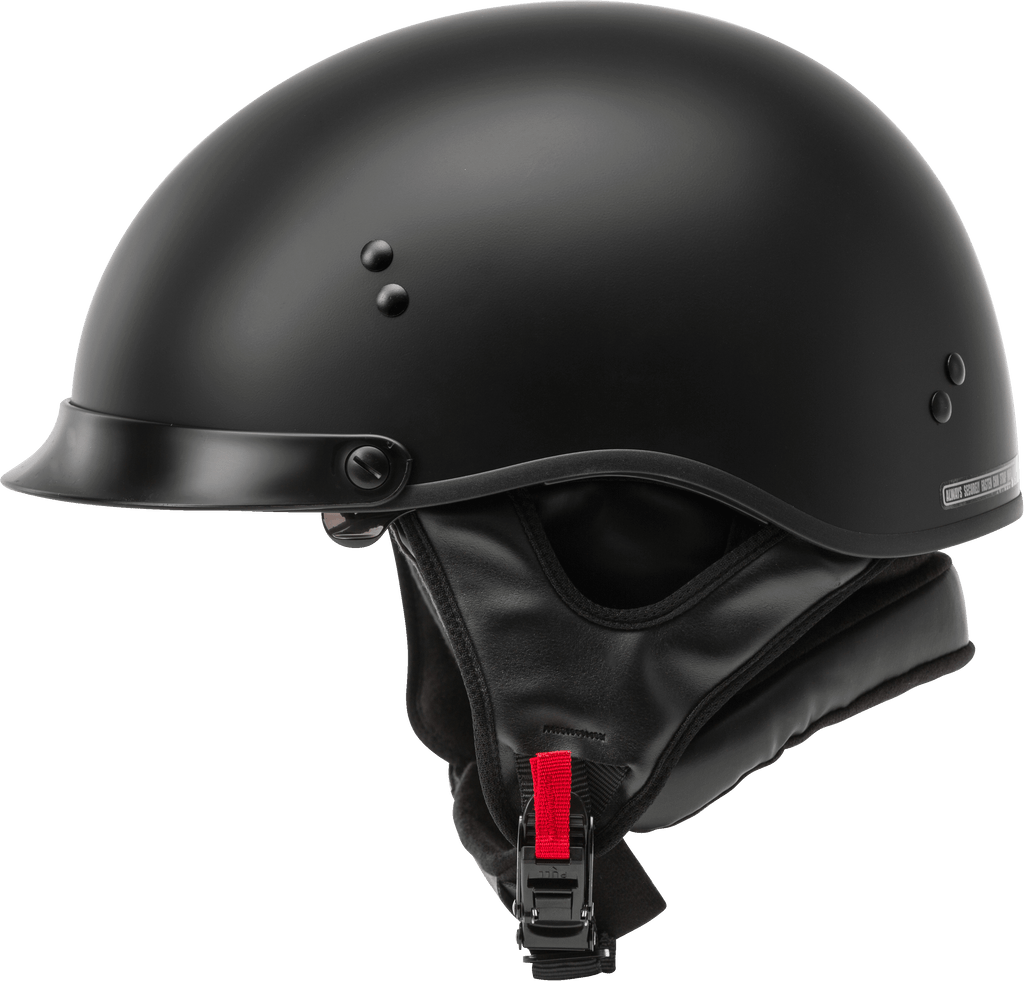 Hh 65 Half Helmet Full Dressed Matte Black Xl