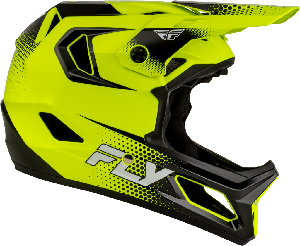 Rayce Sonar Bicycle Helmet Hi Vis/Black/White Lg