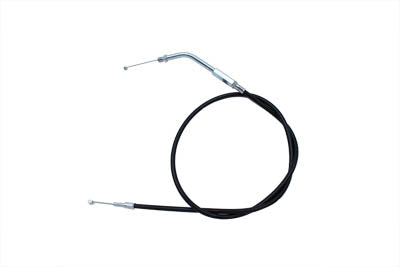 Black Throttle Cable with 45 Elbow Fitting