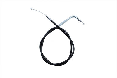 Black Throttle Cable with 90 Elbow Fitting