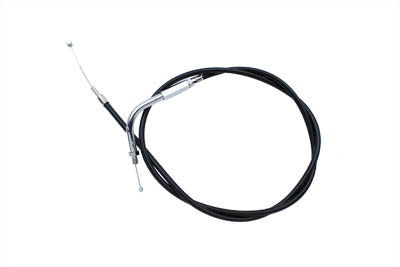 Black Throttle Cable with 90 Elbow Fitting