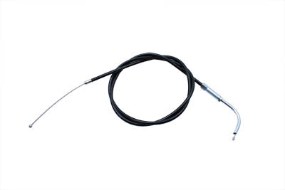 Black Throttle Cable with 38 inch Casing and 90 Elbow Fitti