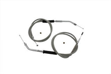 Load image into Gallery viewer, Stainless Steel Throttle and Idle Cable Set