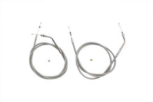 Load image into Gallery viewer, Stainless Steel Throttle and Idle Cable Set