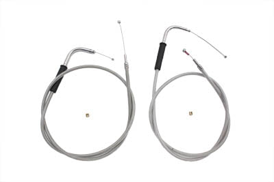 42 inch Stainless Steel Throttle and Idle Cable Set