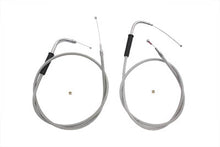 Load image into Gallery viewer, 42 inch Stainless Steel Throttle and Idle Cable Set