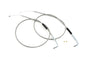 47-1/2 inch Stainless Steel Throttle and Idle Cable Set