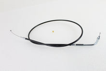 Load image into Gallery viewer, Black Throttle Cable with 38 inch Casing and 90 Elbow Fitti
