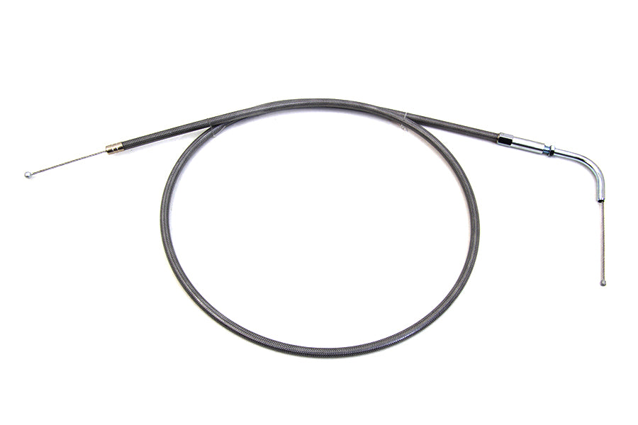 Stainless Steel Throttle Cable with 38 inch Casing and 90 E