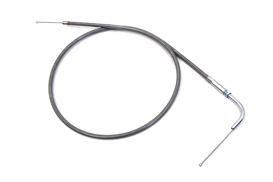 Stainless Steel Throttle Cable with 38 inch Casing and 90 E