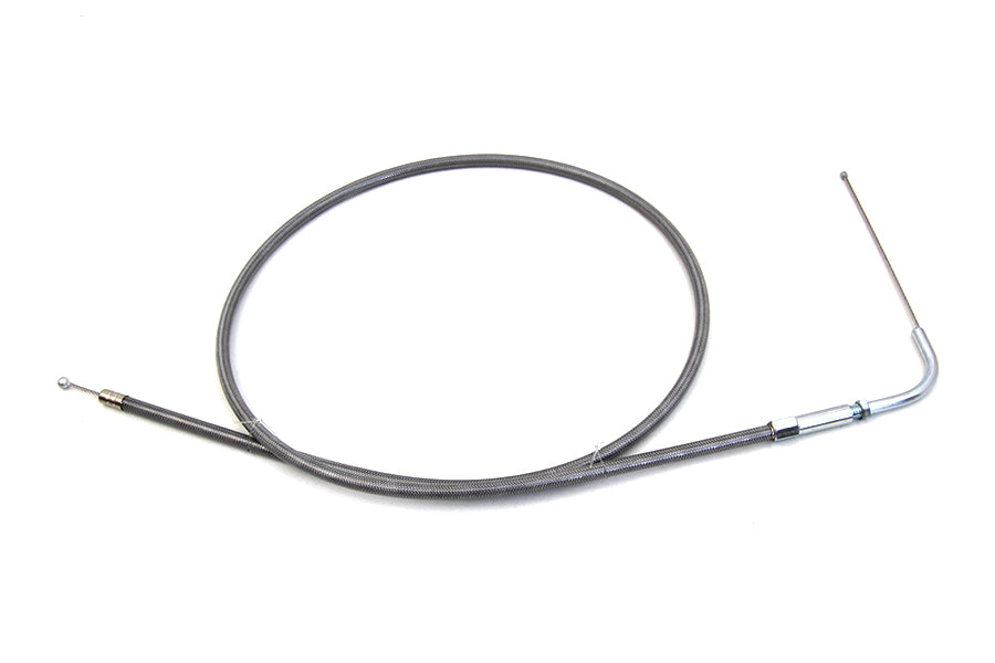 Stainless Steel Throttle Cable with 38 inch Casing and 90 E