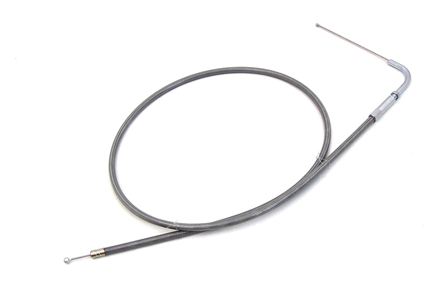Stainless Steel Throttle Cable with 38 inch Casing and 90 E