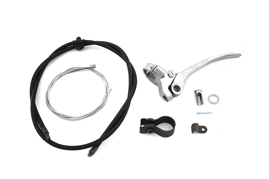 Spring Fork Cable and Handle Assembly Polished