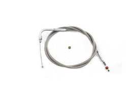 45.375 inch Braided Stainless Steel Idle Cable