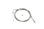 45.375 inch Braided Stainless Steel Idle Cable