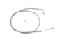 Braided Stainless Steel Idle Cable with 39 inch Casing