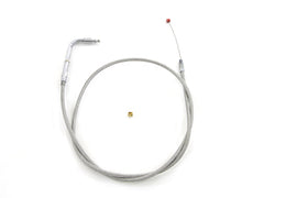 Braided Stainless Steel Idle Cable with 39 inch Casing