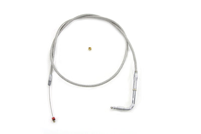 Braided Stainless Steel Idle Cable with 39 inch Casing