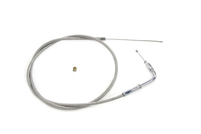 38 inch Braided Stainless Steel Idle Cable