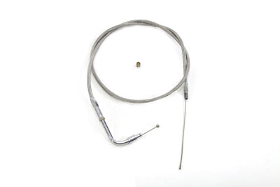 38 inch Braided Stainless Steel Idle Cable