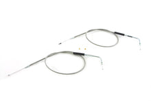 Load image into Gallery viewer, Stainless Steel Throttle and Idle Cable Set