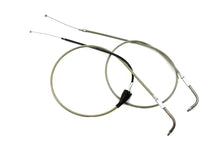 Load image into Gallery viewer, 46 inch Stainless Steel Throttle and Idle Cable Set