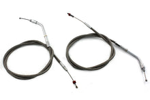 Load image into Gallery viewer, Stainless Steel Throttle and Idle Cable Set